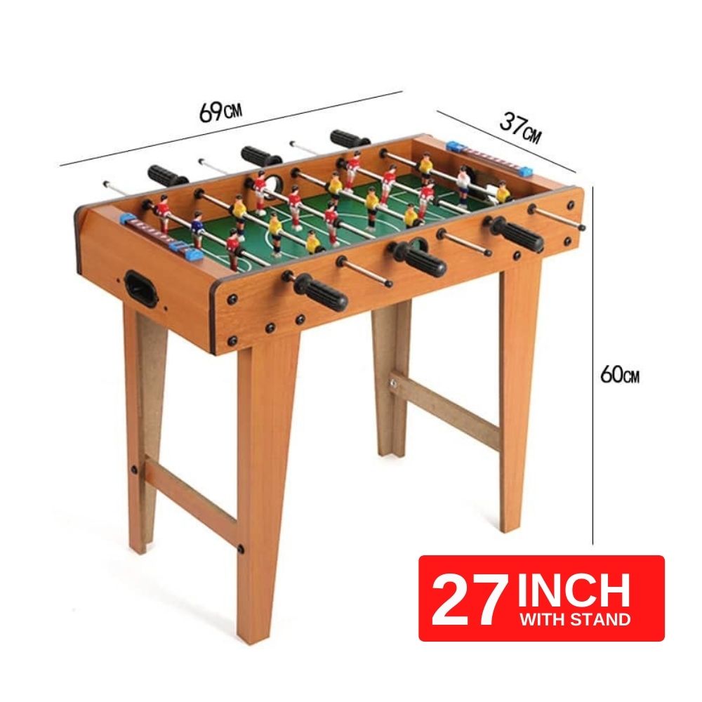 27 Inch Wooden Table Football Game With Stand Foosball Soccer Table