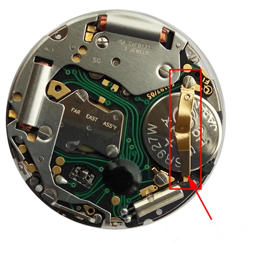 1 Piece Watch Movement Battery Contact Clasp For ISA 8171 8172 8176