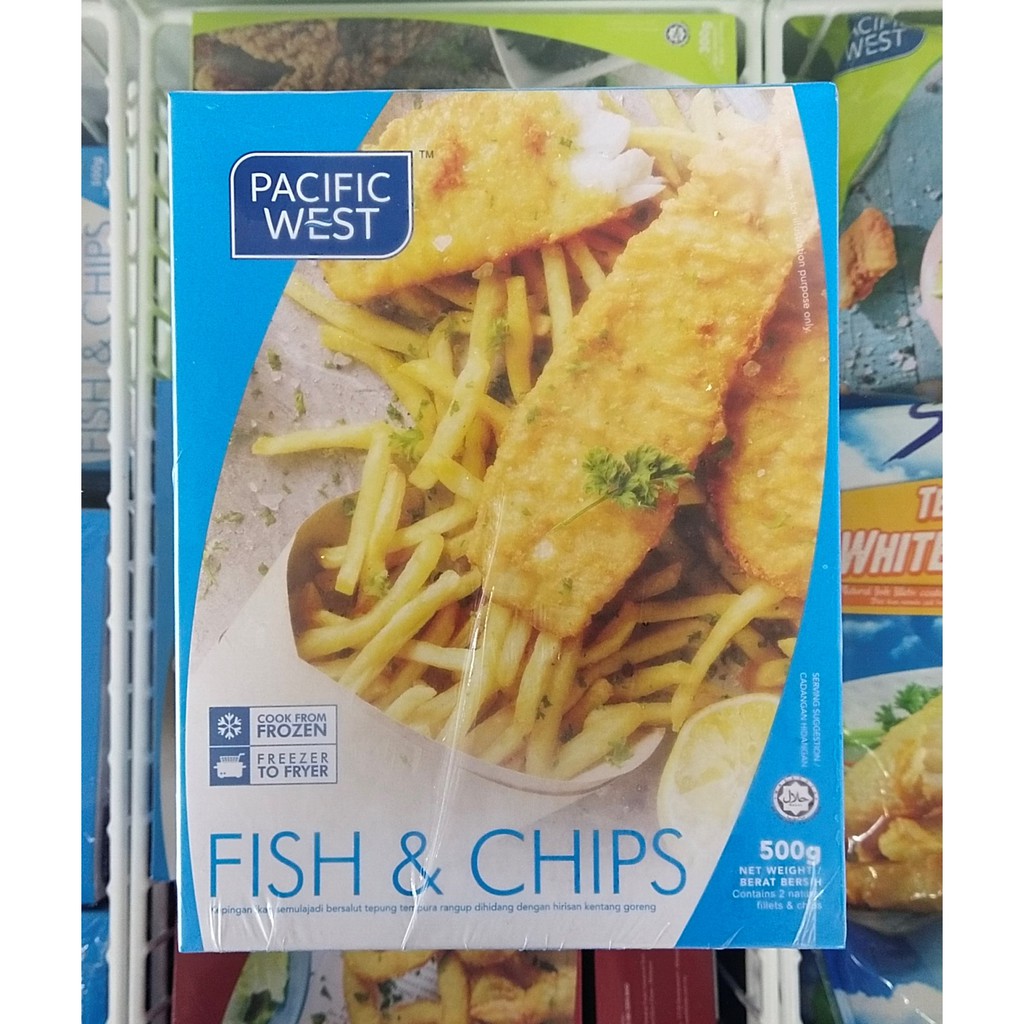 PW Premium Fish & Chips 500g Fish n Chip Frozen Fish and chip chips Shopee Malaysia