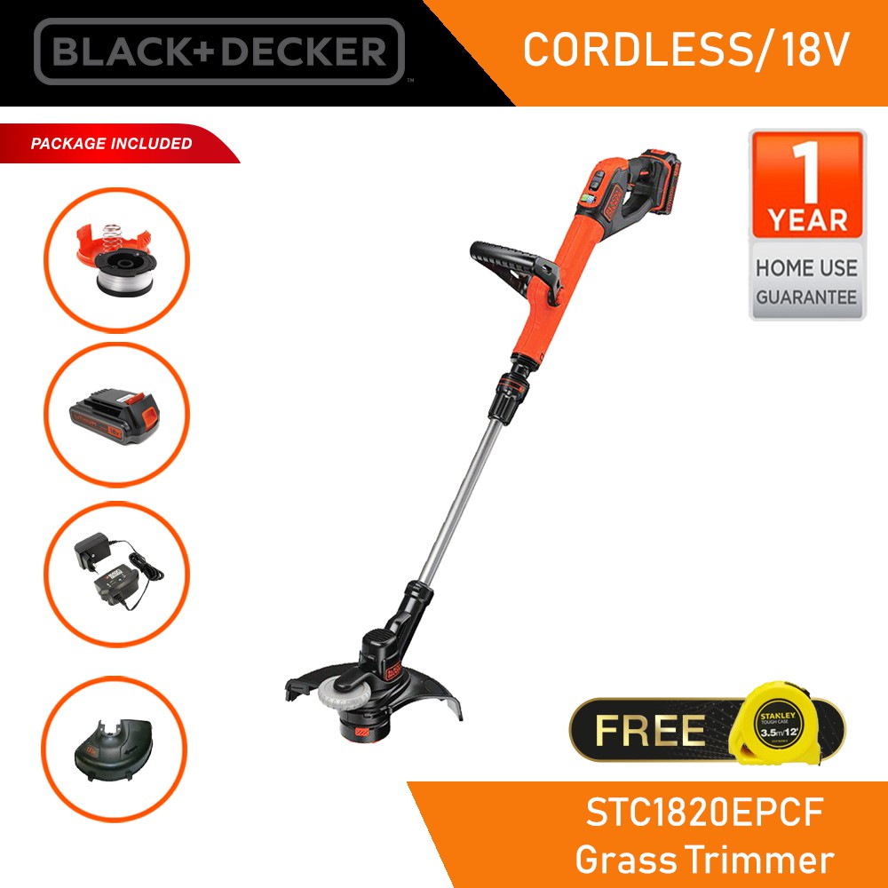 BLACK + DECKER 18V Lithium Ion Cordless Power Command 28CM String