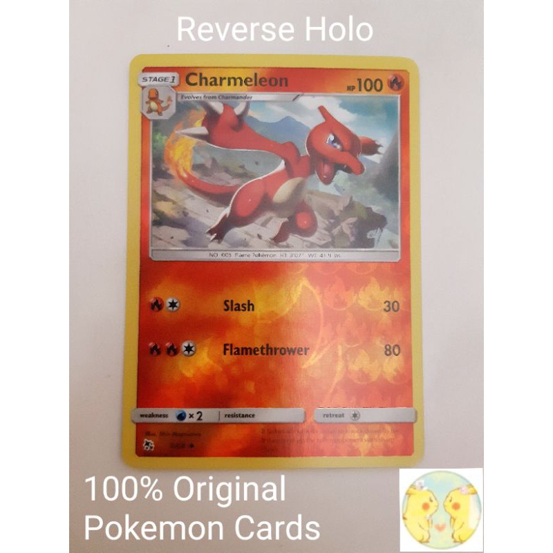 Pokemon Card TCG Charmander and Charmeleon (Non Holo) / (Reverse Holo