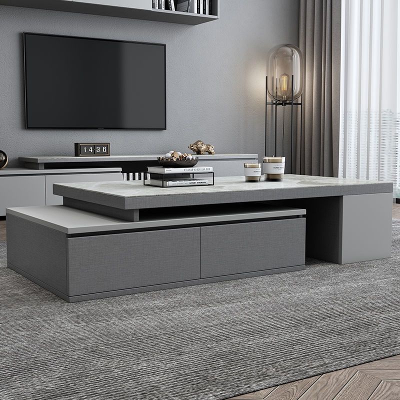 Nordic coffee table TV combination modern minimalist