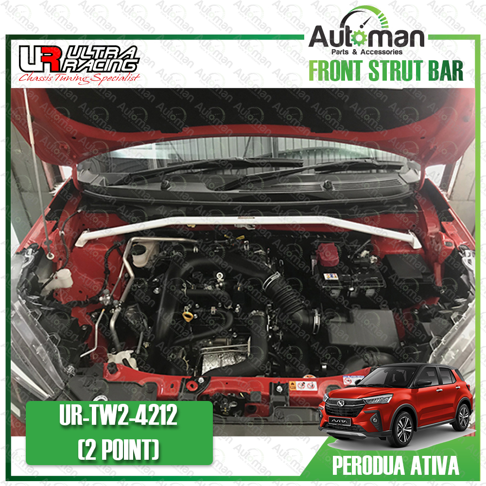 Perodua Ativa Ultra Racing Front Strut Bar / Tower Bar / Upper Brace (2