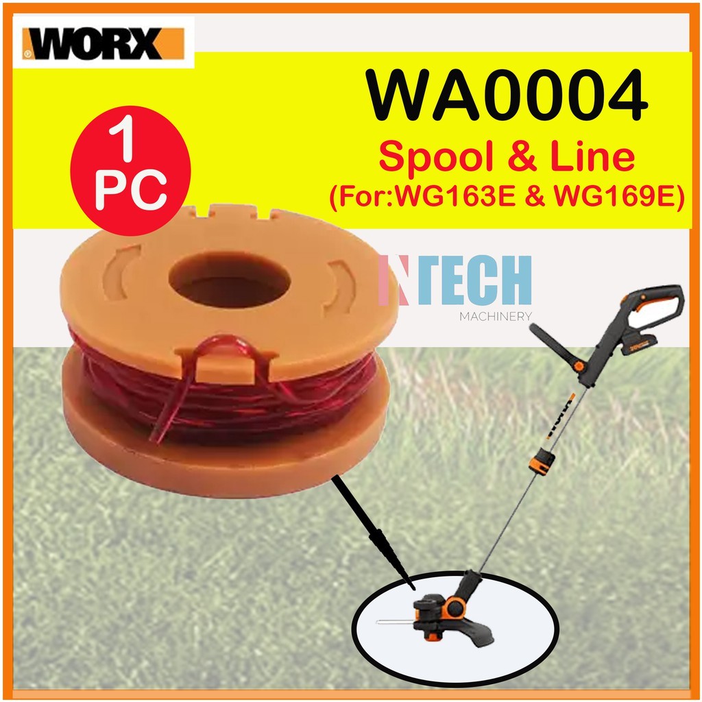 Worx WA0004 Replacement Spool Line (for Worx WG169E & WG163E) Trimmer