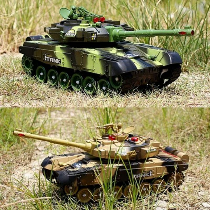 Rc Tank Leopard Uk Jumbo 2.4 gHz Large Remote Control Kids Toys