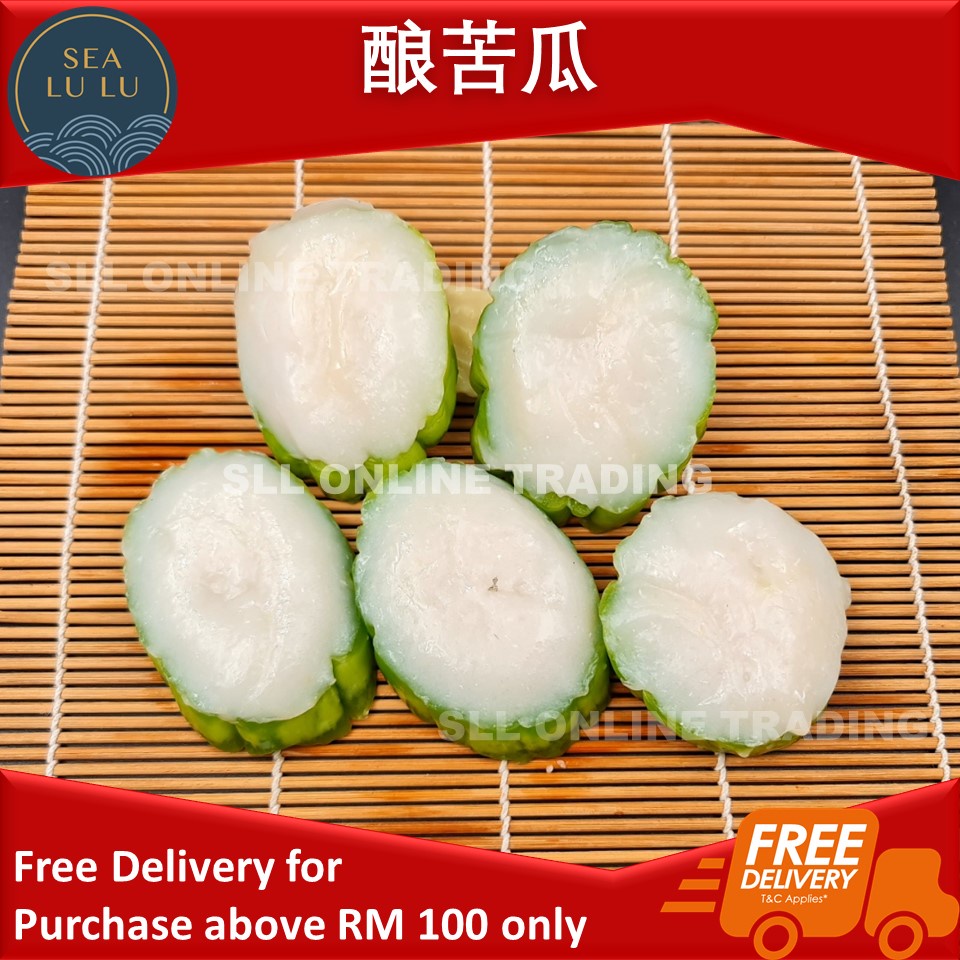 酿苦瓜 10pcs (纯鱼肉 每天制作新鲜出货）YONG TAU FOO BITTER GOURD 10PCS 🚚 FREE DELIVERY