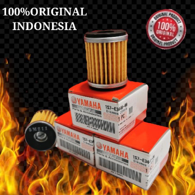 YAMAHA 100 ORIGINAL OIL FILTER LC135 / Y15ZR / SRL115 / FZ150 / R15