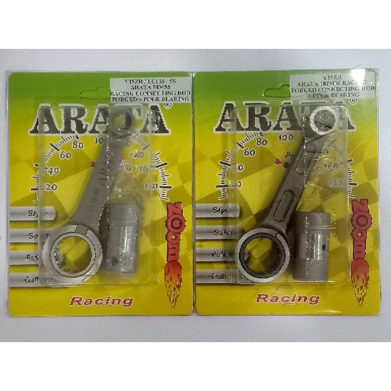 Y15ZR / LC135 NEW 5S Arata 102mm Racing Connecting Rod + Pin & Bearing Set ( Khas Jack