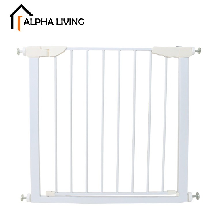 Baby Safety Gate Auto Close Lock Two Way Opening Doorways 74cm 78cm