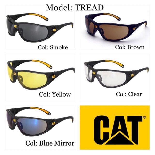 Caterpillar Safety Glasses with nonpower lens Standard ANSI Z87.1 (CAT