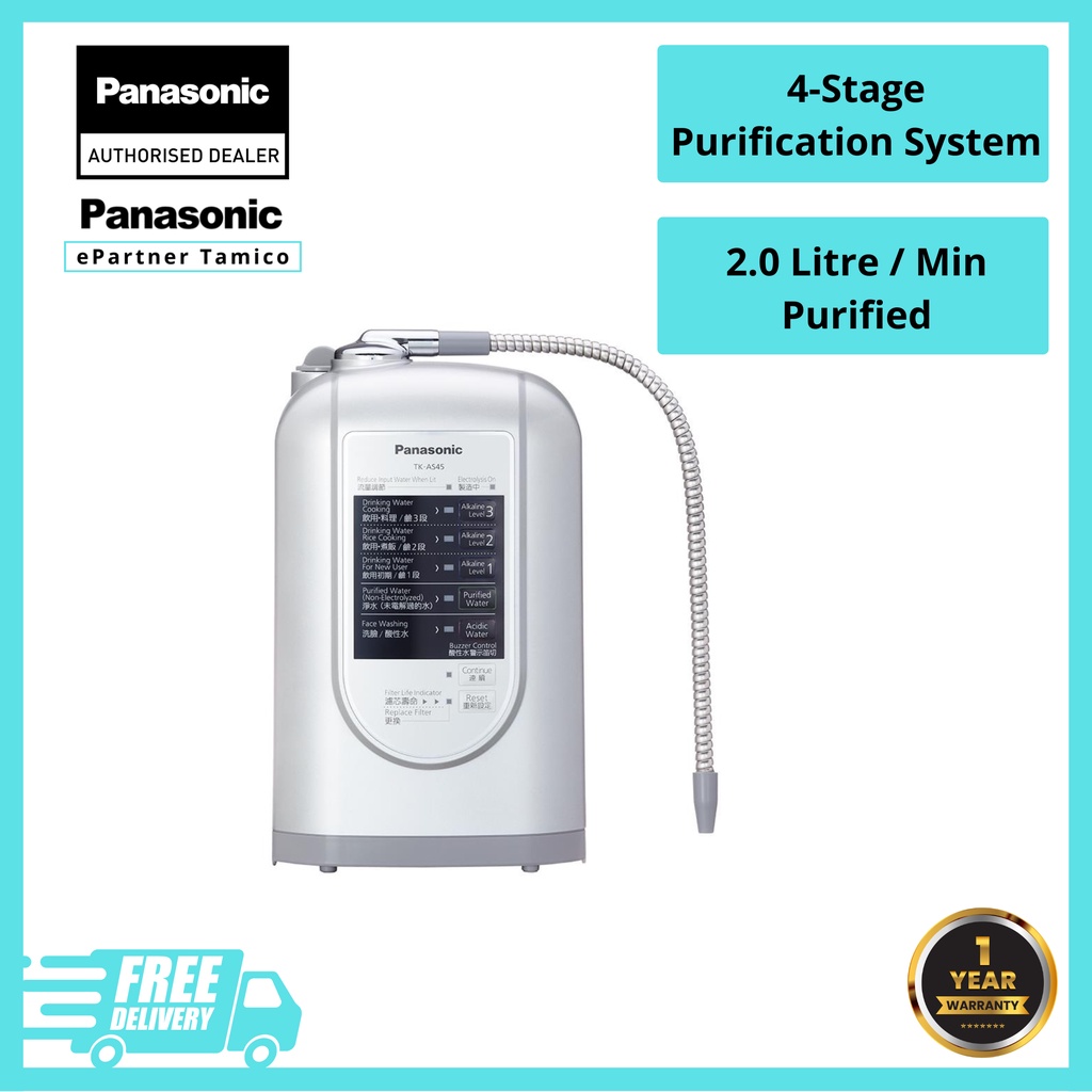 PANASONIC TKAS45 ALKALINE WATER PURIFIER TKAS45ZMA Shopee Malaysia