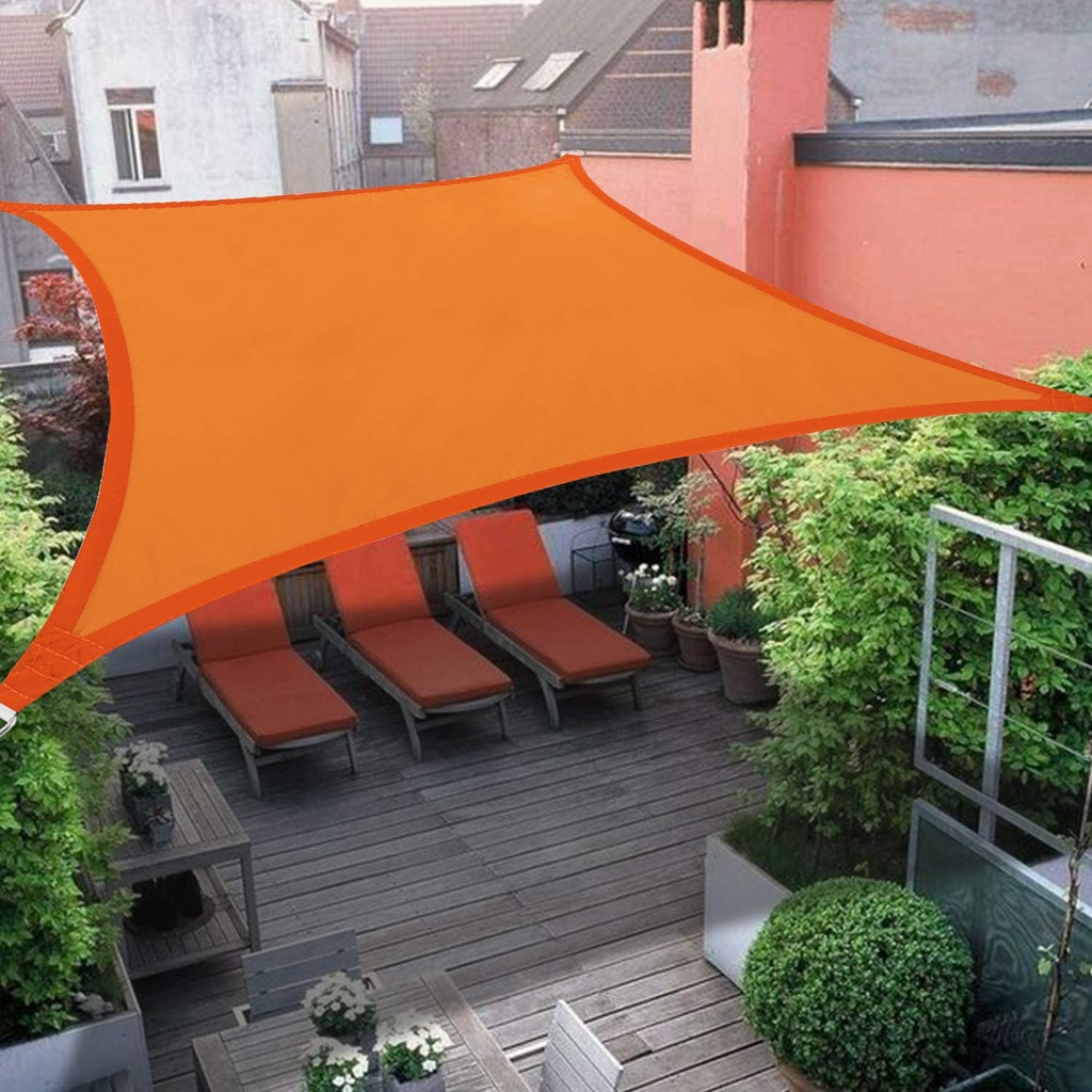 420D Awnings Sunshade Sail Cloth Waterproof Oxford Garden Rectangle Sun