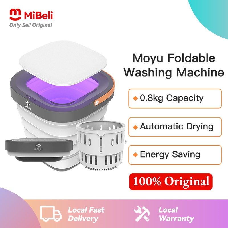 MoYu 2nd Gen Portable Folding Clothes Washing Machine Baby Mini