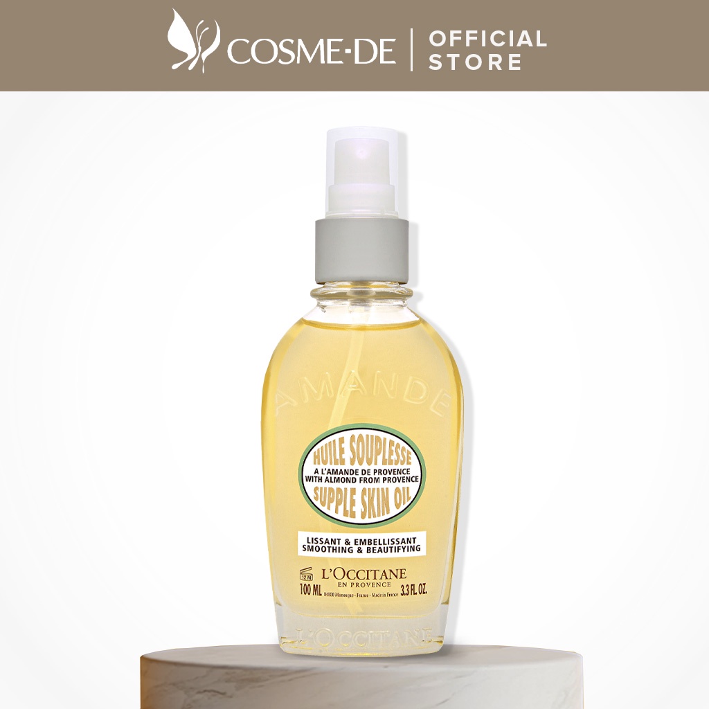 L'Occitane Almond Supple Skin Oil 3.3oz, 100ml [ Loccitane ] Shopee