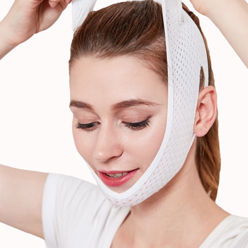 WECHERY V Face Sleeping FaceLift Slimming Belt Breathable Skin Care