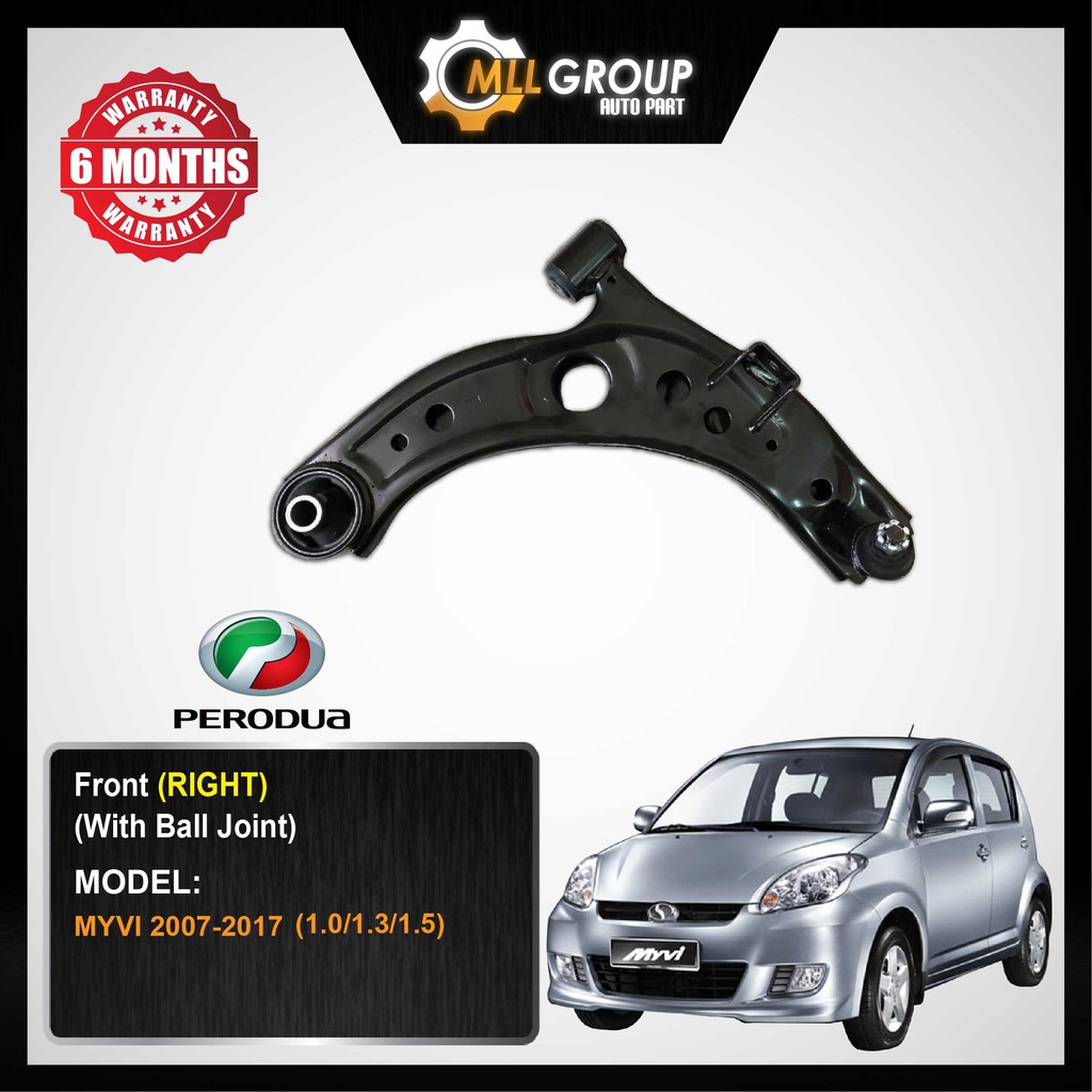 (MLL) PERODUA MYVI 20072017 (1.0/1.3/1.5) LOWER ARM FRONT LEFT & RIGHT