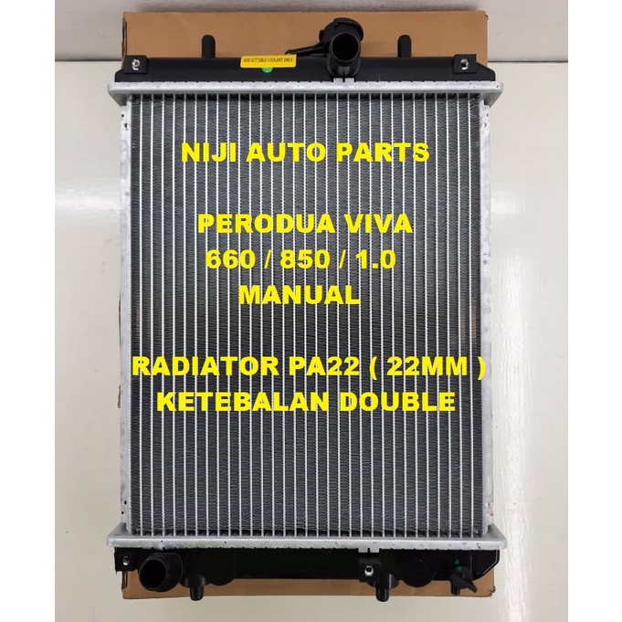 Radiator Perodua Viva 850 / 1.0 MANUAL Radiator Tangki Air PA22 Viva