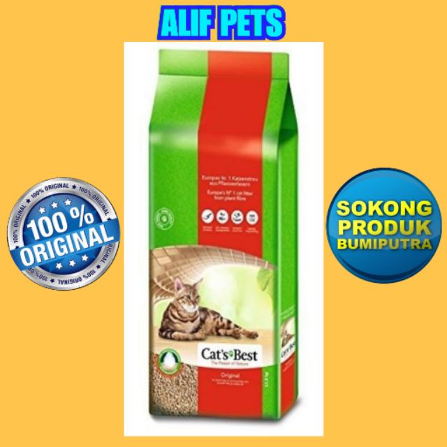 Cat's Best Oko Plus Cat Litter 40L/17.2kg Shopee Malaysia