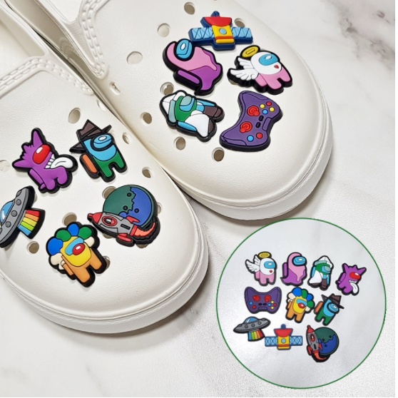 Crocs jibbitz Among Us Set of 10 / Crocs Kids Shoes / Character jibbitz