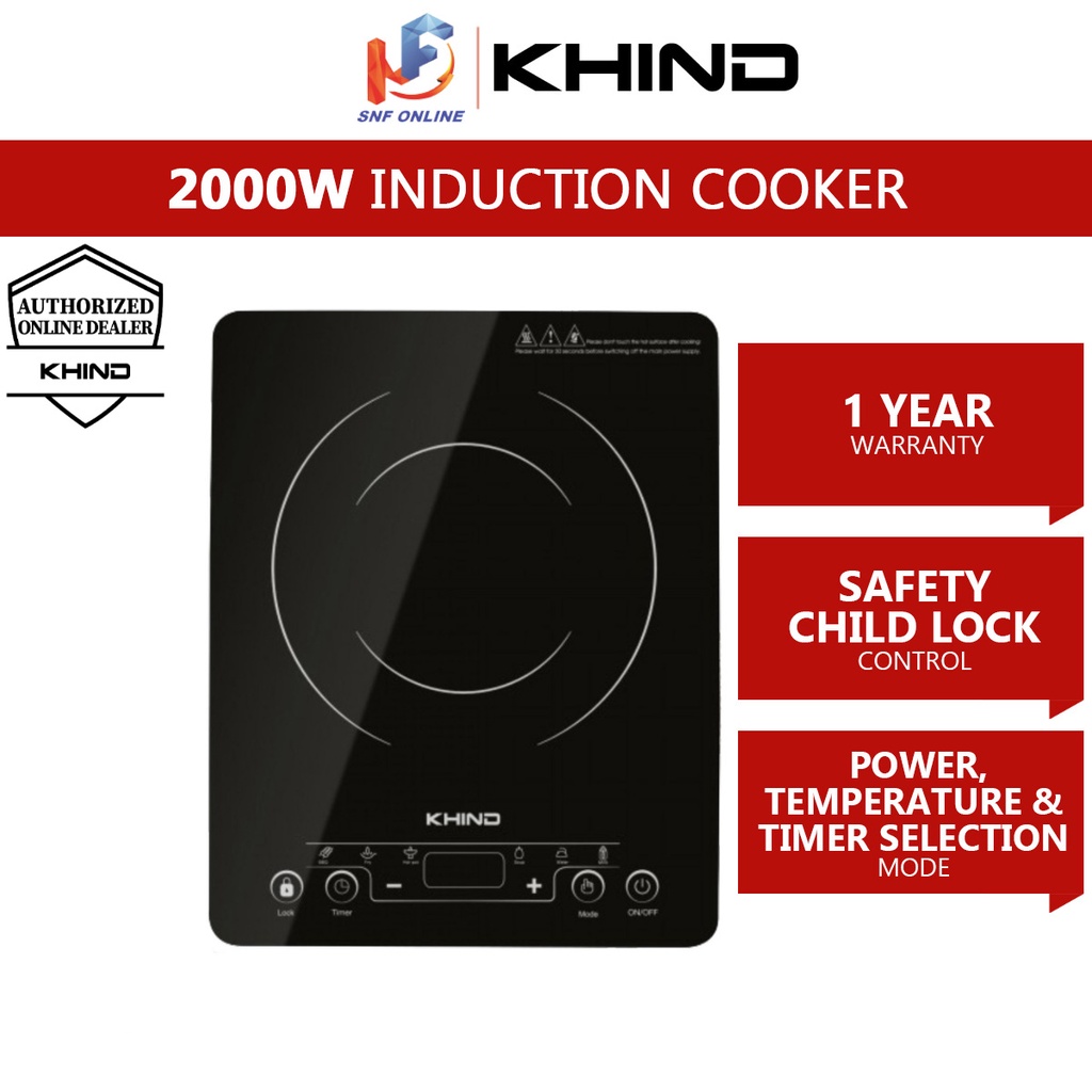 Khind Induction Cooker IC1600 IC1600 Shopee Malaysia
