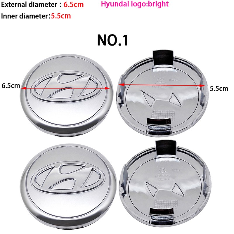 4pcs Car Wheel Center Hub Caps Cover Auto Emblem Badge Wheel Rim Hub