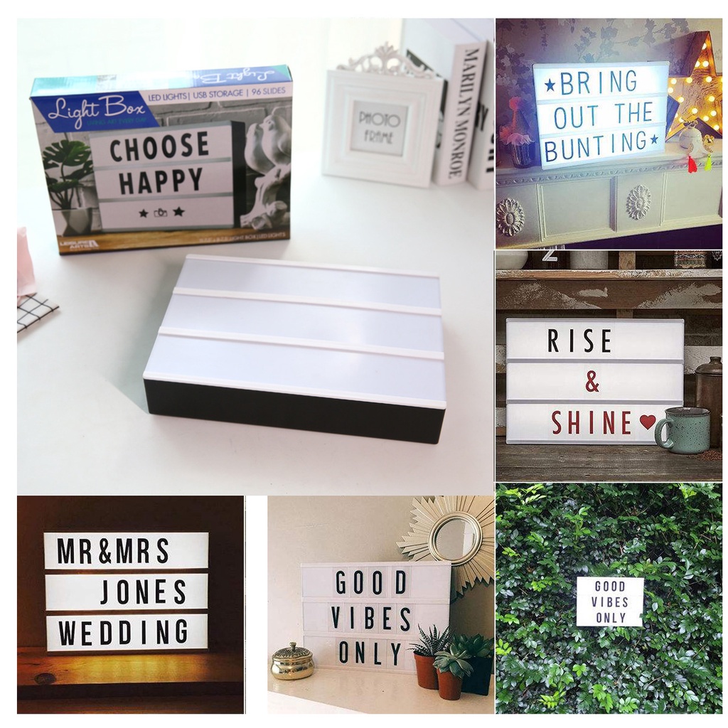 Led Box Light Box Message Box Letter Box Led Alphabet Light Cinema