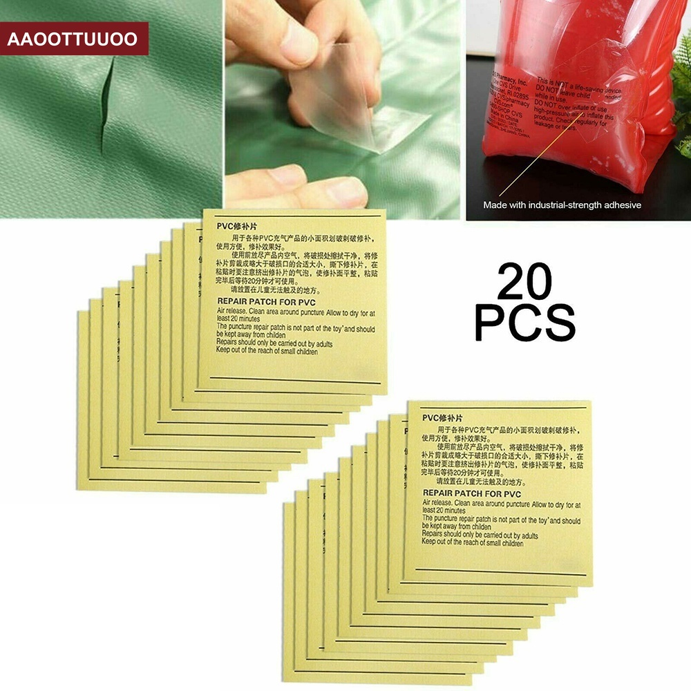 20pcs/set Inflatable Hot Tub Swimming Pool Puncture Repair Patch Kits