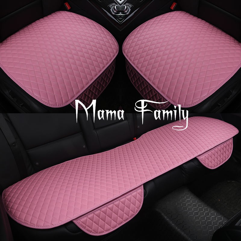 Car Seat Cover PU leather Pink Purple Fits sedan SUV MPV 7 Seats Covers Alza Myvi Viva Saga Axia