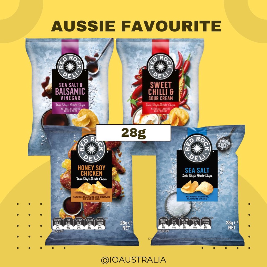 Red Rock Deli Potato Chips Australia 28g (Mini Version) Shopee Malaysia