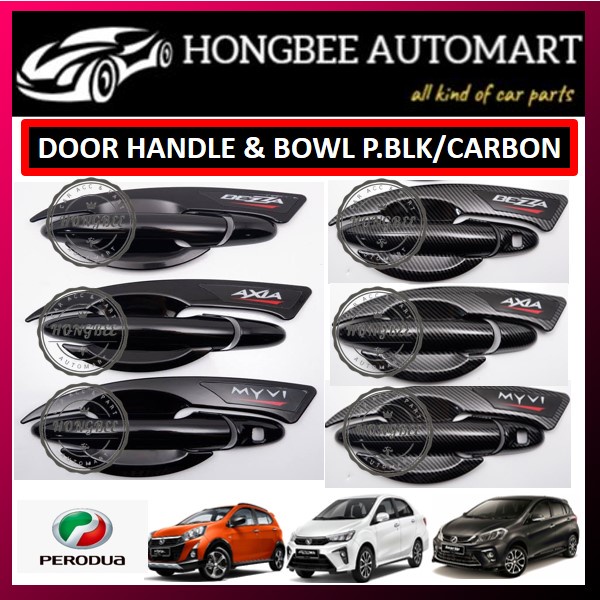 Myvi 20182024, Bezza, Axia Door Handle and Handle Inner Bowl Cover