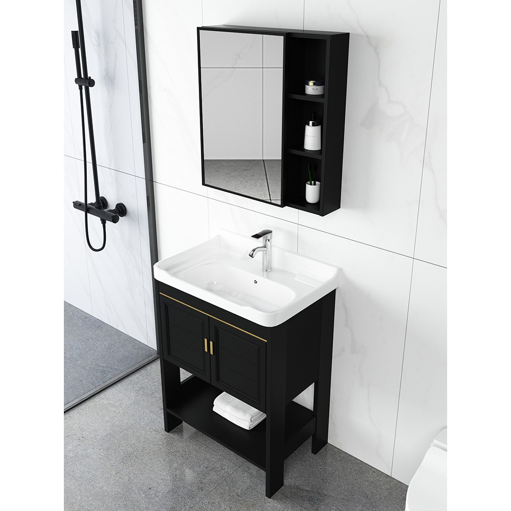 Floorstanding bathroom combination washbasin bathroom washbasin small apartment modern