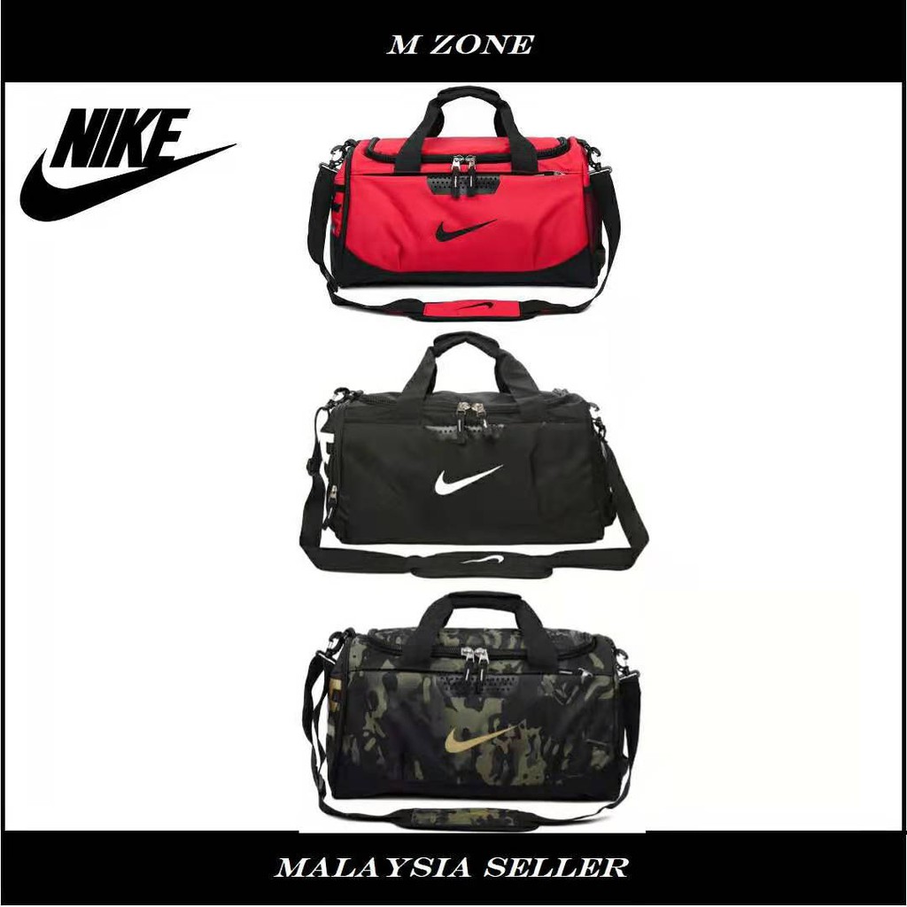 (MY Seller)Nike Stylish Bag Weekender Duffle Bag Shoulder Travel Gym