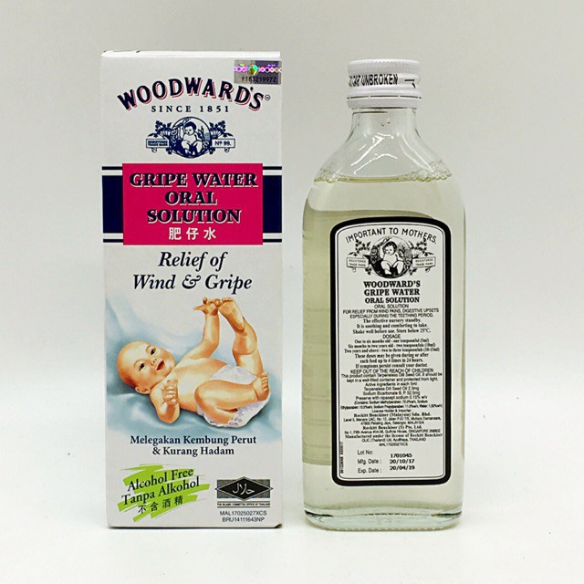 Woodward’s Gripe Water Oral Solution Relief of Wind& Gripe 148ml