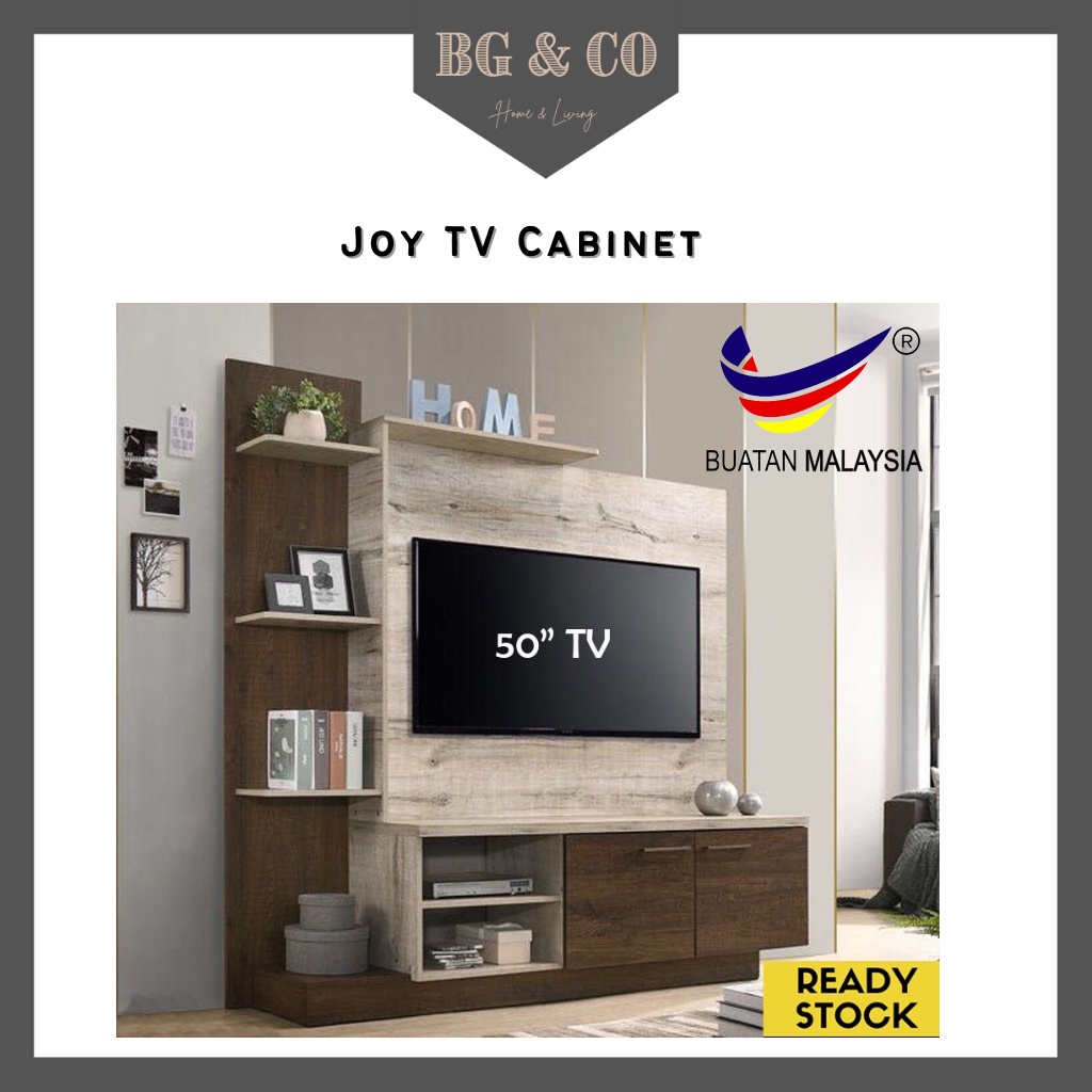 BG&CO JOY Hanging TV With Background Board Hanging TV Rack