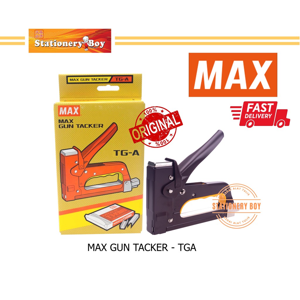 MAX TGA Gun Tacker / Stapler Gun Shopee Malaysia
