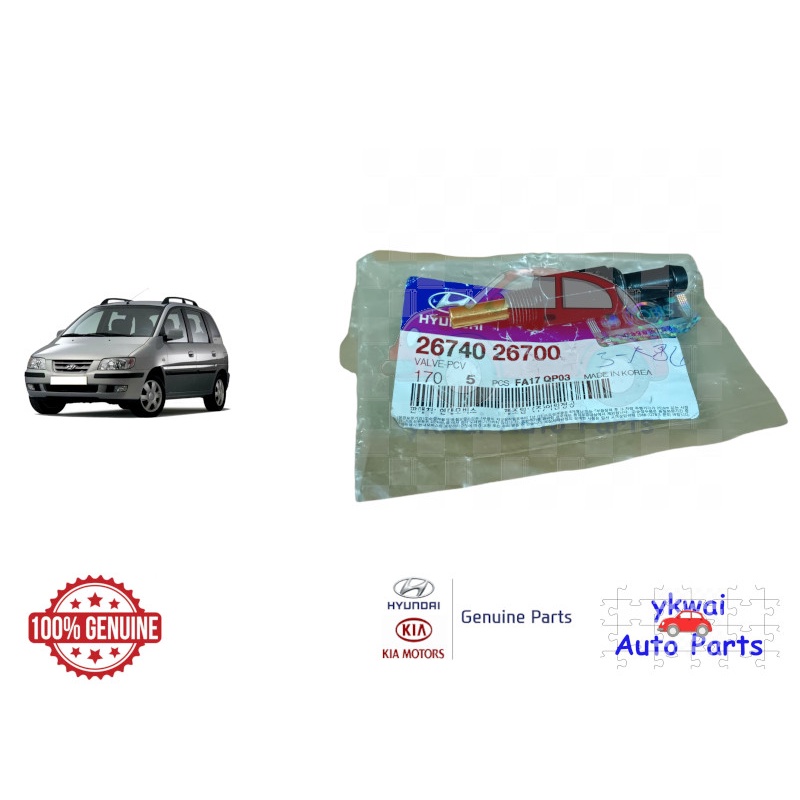 Genuine Hyundai PCV Valve for Hyundai Matrix 1.6cc/Getz/Accent 1.6/Rio