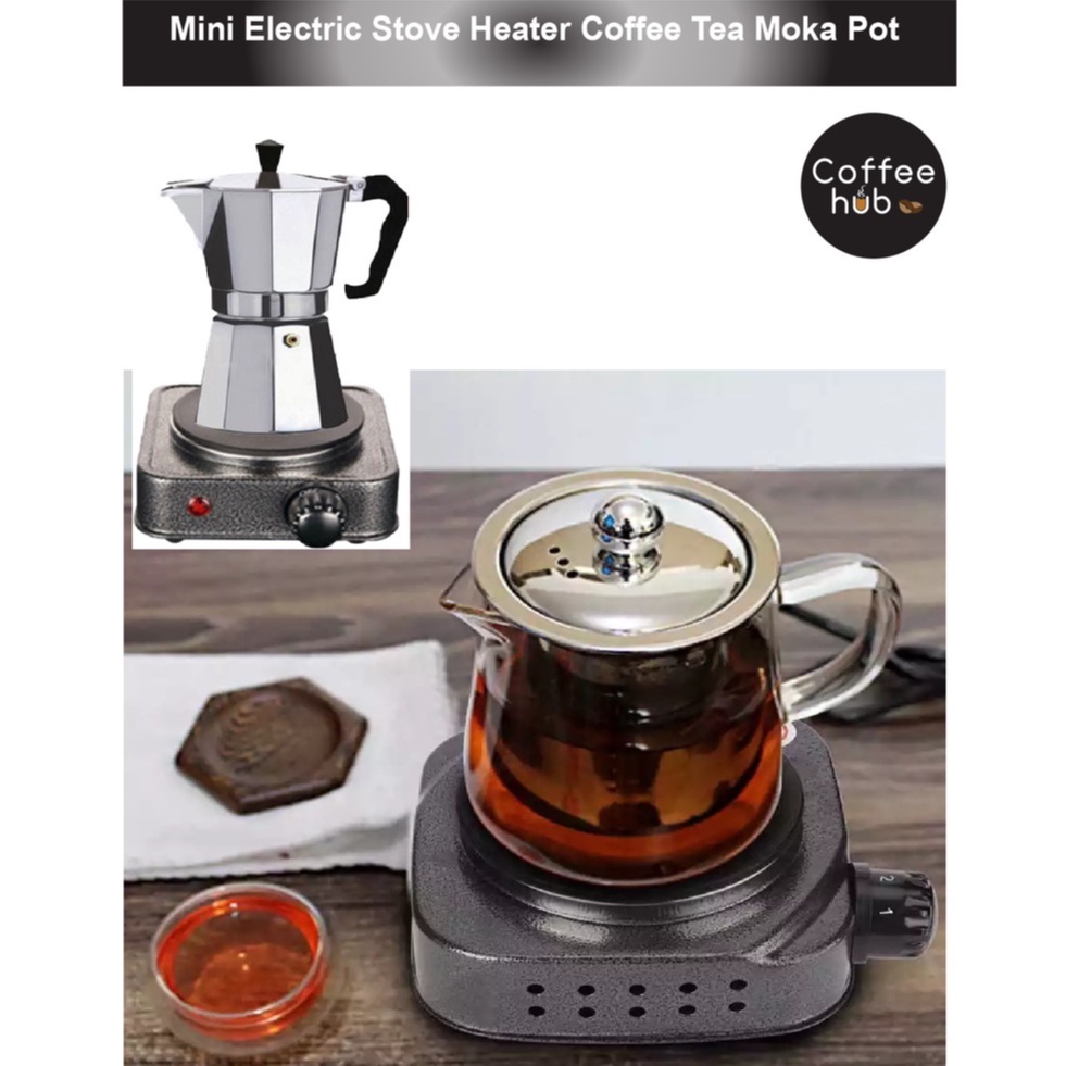 (Ready Stock)Coffee Mini Electric Coil Stove Heater Hot Plate Cooker