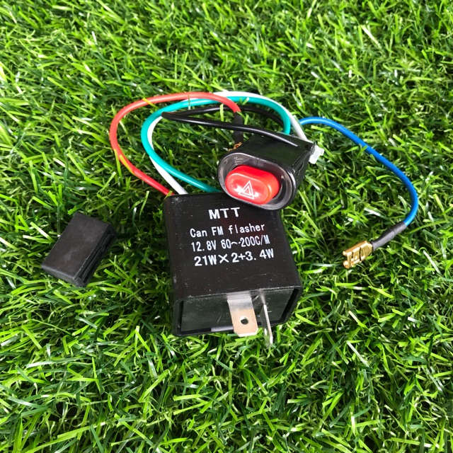 Universal Hazard Double Signal Switch + Relay Shopee Malaysia