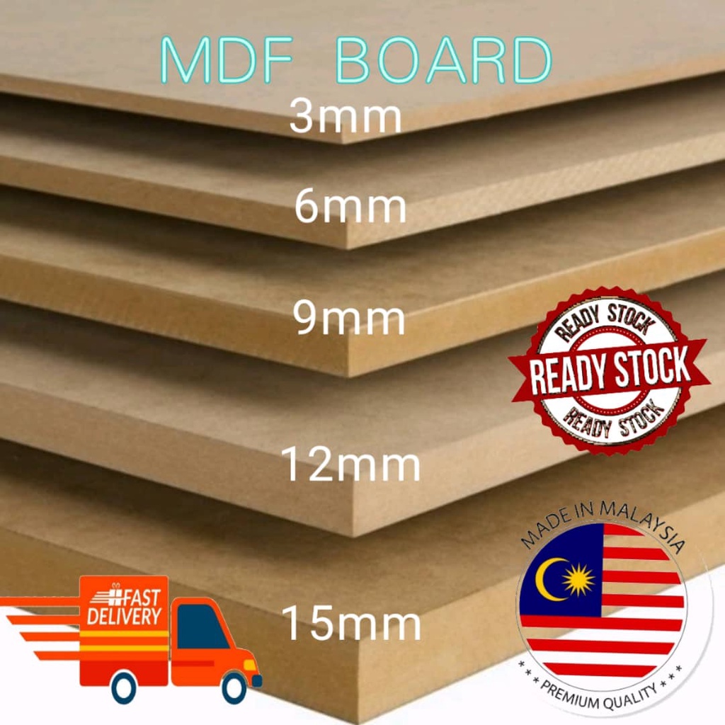 12mm MDF BOARD customade size Shopee Malaysia