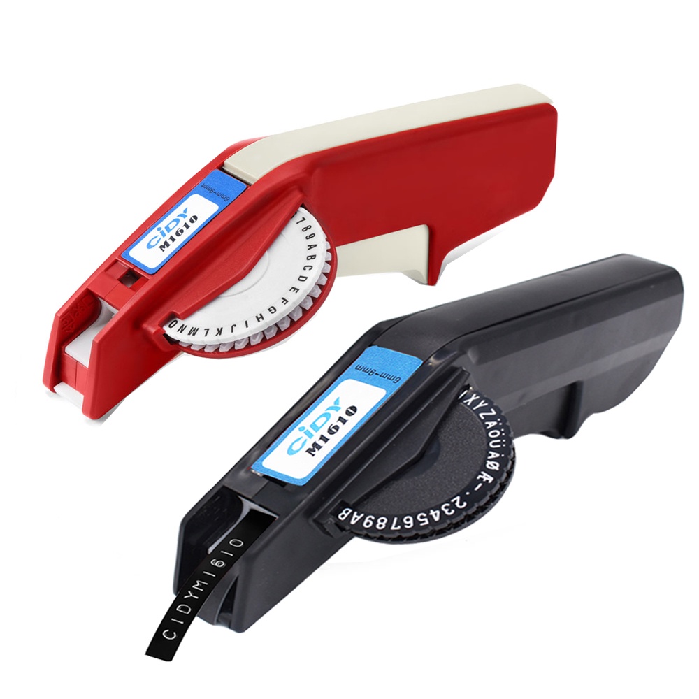 Cidy m1610 manual label maker for 3D Embossing plastic 1610 manual label printer 1610 suit Dymo