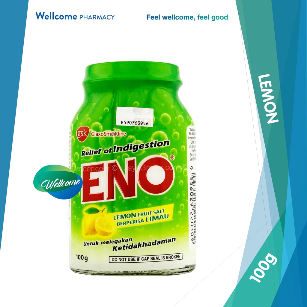 Eno Powder Effervescent Granules in Bottle Lemon Flavour 100g