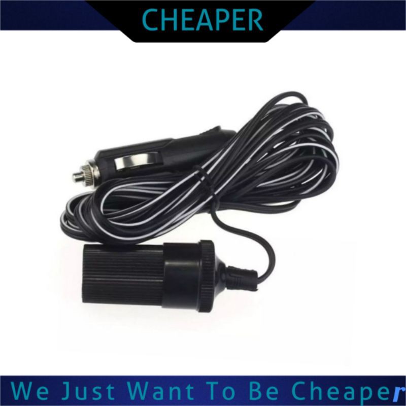 12V 10A Car Accessory Car Lighter Socket Extension Cord Cable 1m/2m/3m