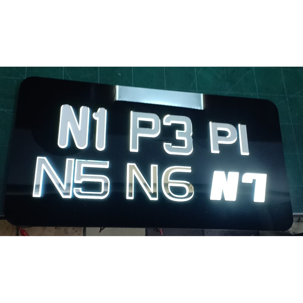 LED Number Plate For Car Motor Number Plate LED Shopee Malaysia