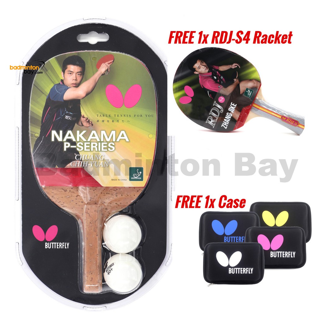 Buy 1 Free 1 1x Butterfly Nakama P1 Penhold + Free 1x RDJS4 FL