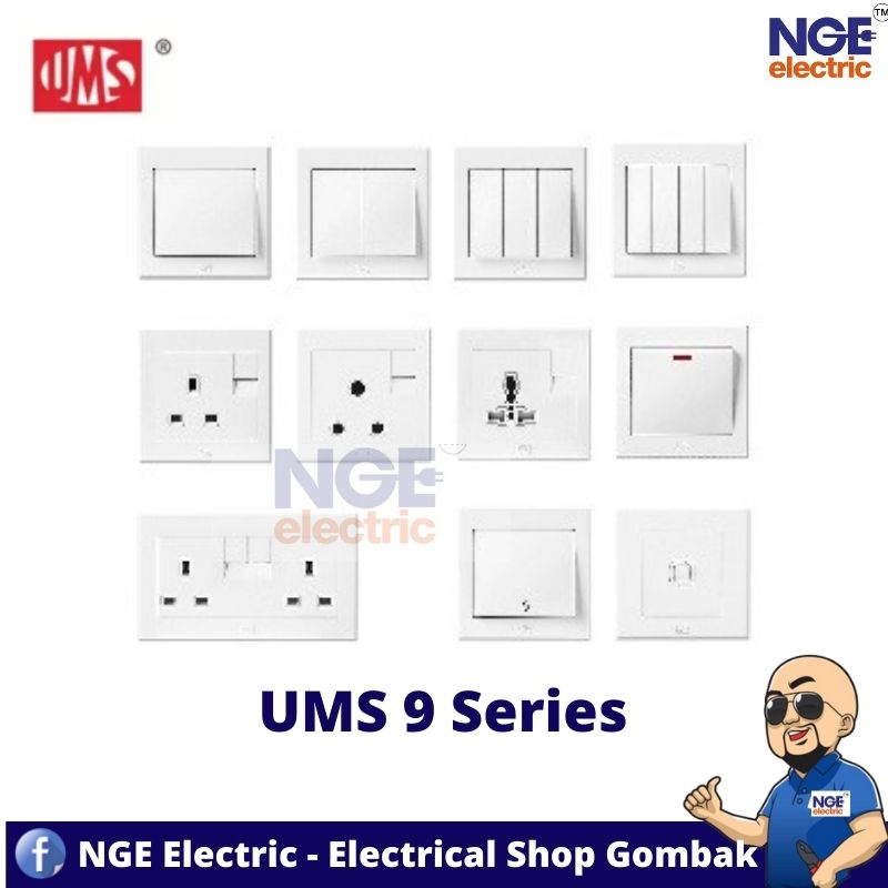 UMS 9 Series Switch & Socket Outlet / Switches UMS SUIS (NEW) SUIS