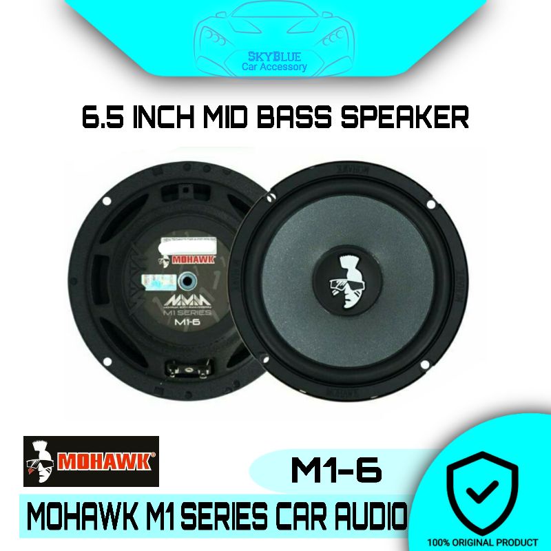MOHAWK M1 SERIES CAR AUDIO 6.5 INCH MID BASS SPEAKER Shopee Malaysia