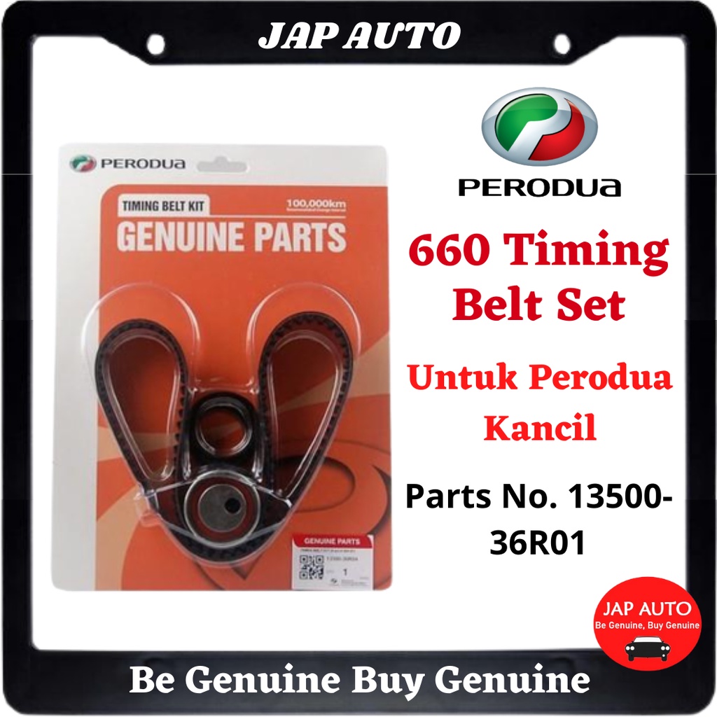 Original Perodua Kancil 660 Timing Belt Set Parts No. 1350036R01