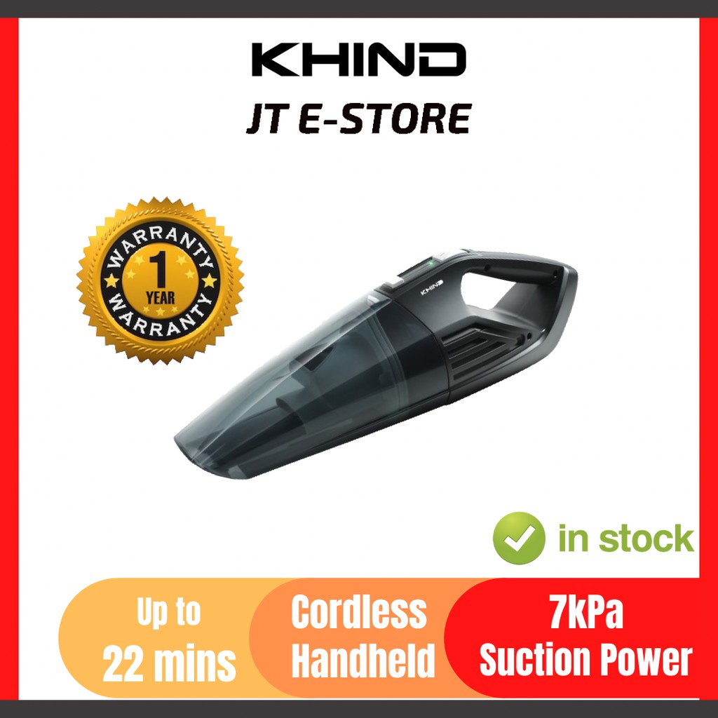 Khind Cordless Handheld Portable Vacuum Cleaner VC9678 Shopee Malaysia