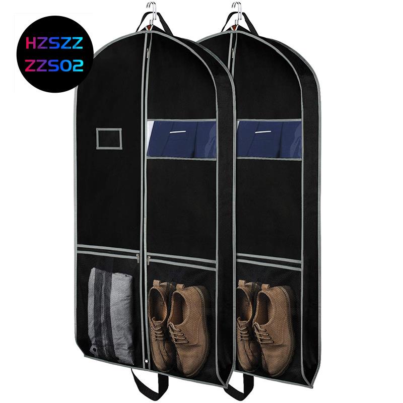 Garment Bags 2 Pack 43 Inch Garment Bags for Storage Travel Nonwoven