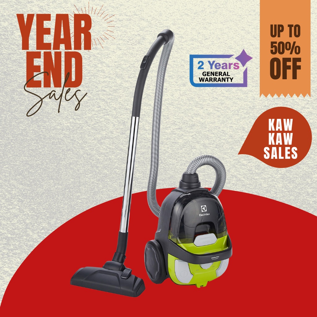 Electrolux COMPACTGO Bagless Vacuum Cleaner Z1231 Shopee Malaysia